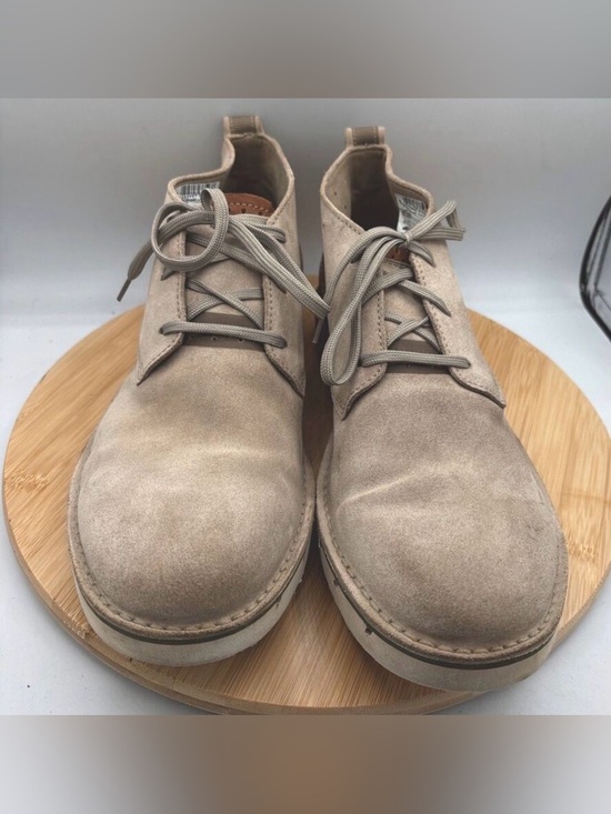 Clarks Men’s Capler Mid Calf Lace up Chukka Boot Sand Suede Size 11.5 M Casual main image 4